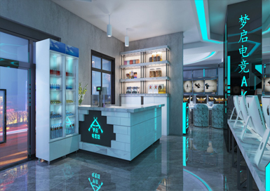 夢啟電競科技風設(shè)計案例